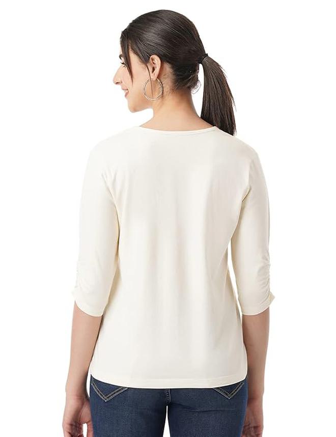 fyltr Women's Soft Cotton Blend Knitted Top | Tops for Women | Tops for Women Western - Image 2